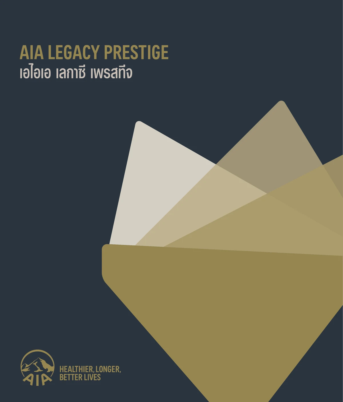 โบรชัวร์ AIA Legacy Prestige ประกันตลอดชีพ หน้าปก